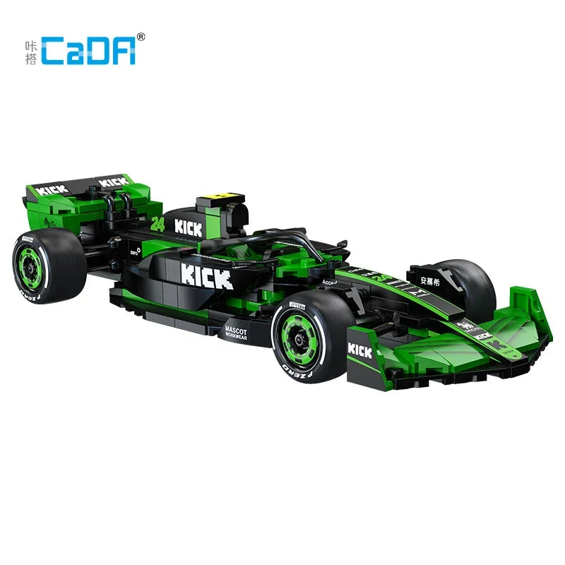 Cada Sauber Team C44 F1 Coche de Carreras Técnico Número 24, Bloques de Construcción de Coches Deportivos