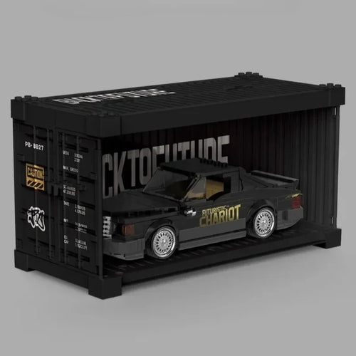 Bloques de construcción de automóviles flotantes técnicos PB8827, vehículo de conducción futuro creativo