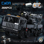 Cada-vehículo de ingeniería militar camión, grúa, bloques de construcción