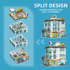 JIESTAR City Hospital Building Blocks Set, 2866 piezas de material ABS con luces LED