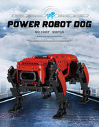 MOULD KING-Robot técnico motorizado de juguete modelo de perro grande de Boston Dynamics, AlphaDog, bloques de construcción 15066/15075