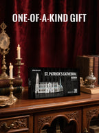 Piececool-Kits de construcción de modelos de Metal 3D, rompecabezas de Metal 3D de la catedral de San Patricio, manualidades DIY para regalos de rompecabezas para adultos
