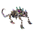 Rompecabezas 3D, kits de modelos camaleón mecánico, bricolaje, montaje de Metal