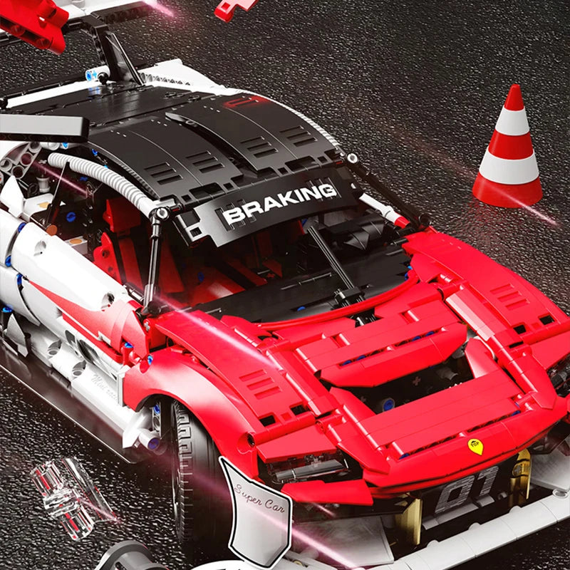2459 Uds. Bloques de construcción de supercoche de coche deportivo