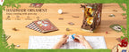 Robotime Rolife-Kits de rincón de libros, librería DIY con luces, Kit de casa en miniatura, rompecabezas de madera 3D, estantería de regalo, TGB