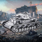 Piececool-Kits de modelos de Metal 3D 1:48 Panzer IV Tanks D Puzzle