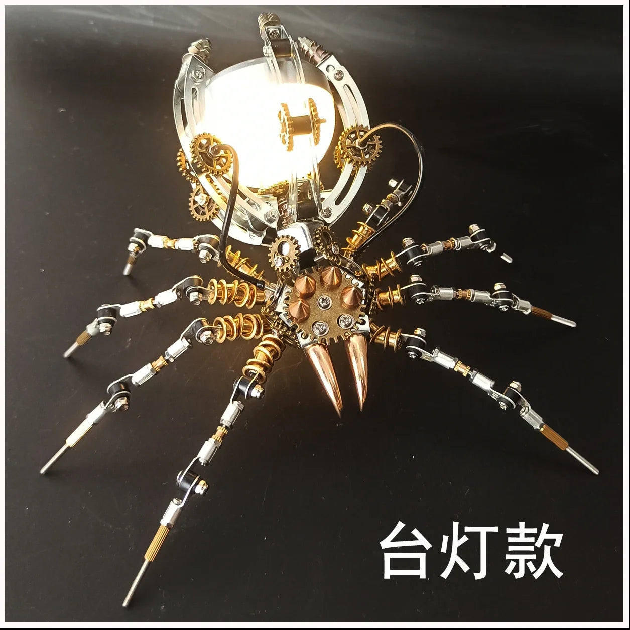Wasp Mchanical Spider Octopus-rompecabezas 3D, Kit de modelo de Metal con herramientas de montaje