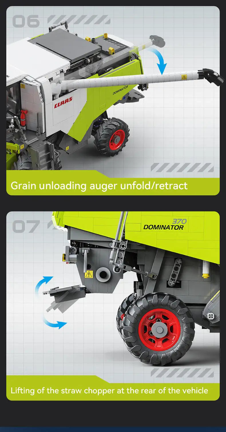 Cada 4567 Uds. 1: 17 CLAAS RC cosechadora bloque de construcción MOC