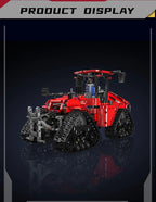 Mould King-bloques de construcción de coche técnico MOC-35270 de bloques de construcción, Tractor neumático sobre orugas, montaje de modelo de camión