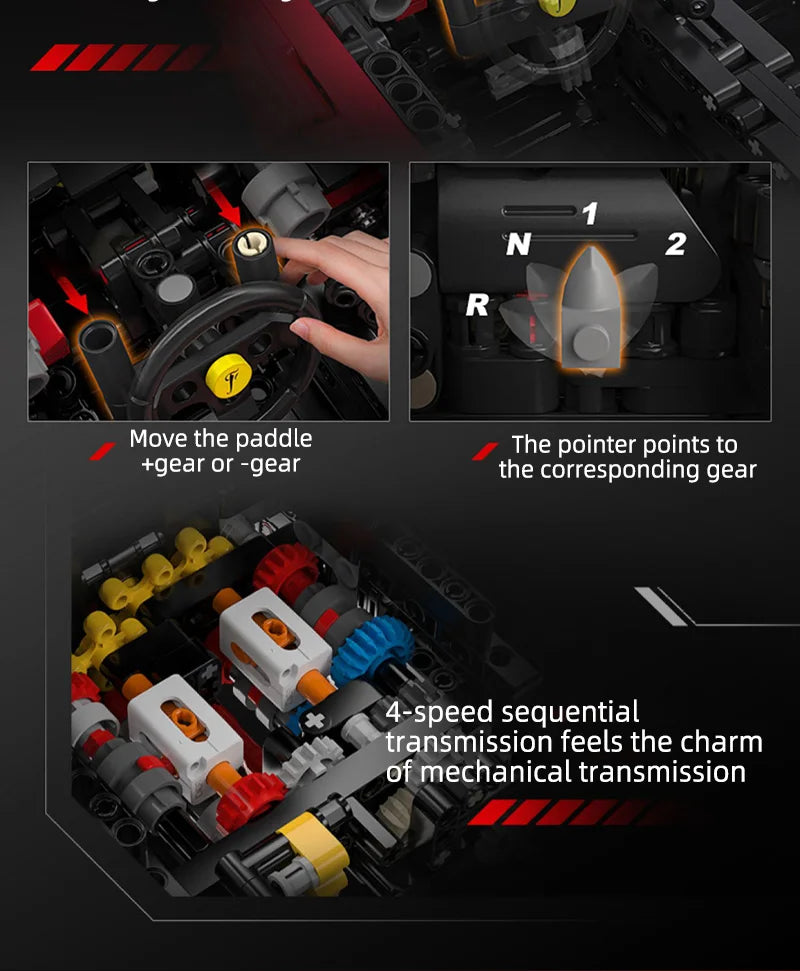 Cada 4739 Uds. Coche de carreras técnico de ciudad modelo Hypercar