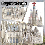 Piececool-rompecabezas de Metal 3D, Kits de construcción de modelos de La Sagrada Família