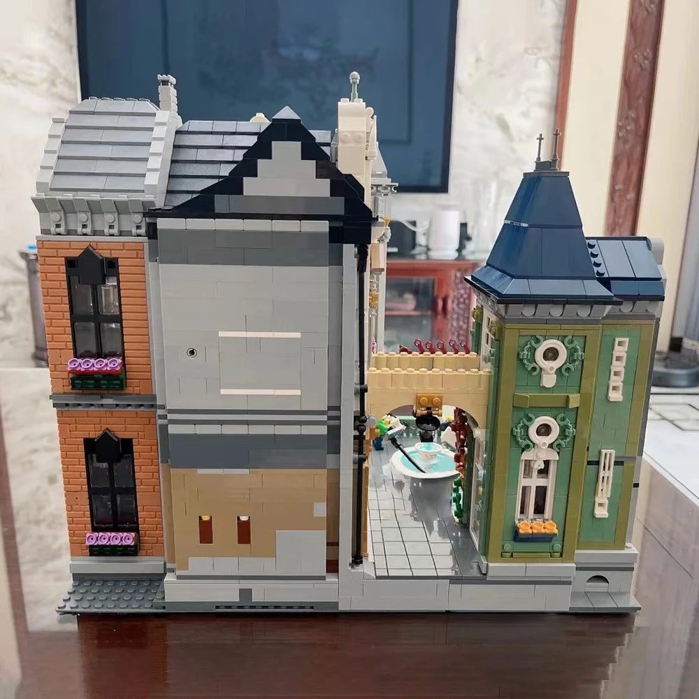 89112 Jiestar Creative Expert Moc Toys Store Afol Square City Street View