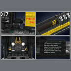 Mould King 12049 Tren de juguete técnico The Big Boy 4-8-8-4 locomotora