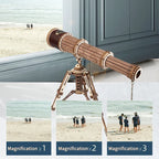 Robotime ROKR telescopio Monocular 3D juego de rompecabezas de madera juguetes de montaje para niños adolescentes adultos regalo de cumpleaños