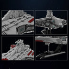 Mould King 21074 Star Plan bloque de construcción la República MOC ataque crucero modelo montaje Star Fighter