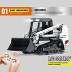 1366 Uds RC Bobcat Skid Steer Loader bloques de construcción coches técnicos