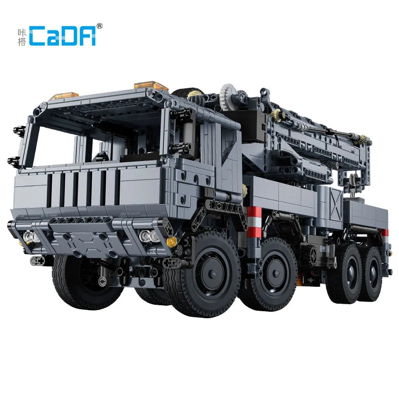 Cada-vehículo de ingeniería militar camión, grúa, bloques de construcción