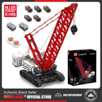 Mould King 17046 juguetes técnicos para coche, Wacker de Control remoto, grúa Crawer 16000, juego de bloques de construcción de ladrillos
