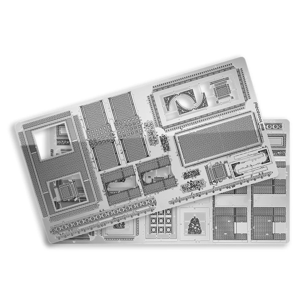 Piececool-rompecabezas de Metal 3D, conjunto de modelos de construcción, Kit de montaje DIY para rompecabezas, arquitectura famosa