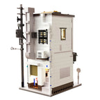CAJA Cada City LED japonés casa de bollos al vapor arquitectura bloques de construcción amigos tienda figuras ladrillos