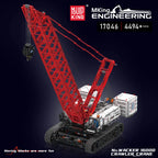 Mould King 17046 juguetes técnicos para coche, Wacker de Control remoto, grúa Crawer 16000, juego de bloques de construcción de ladrillos