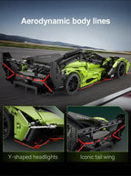 CaDA 1:10 Phantom Wing C63009W ciudad coche de carreras Hypercar