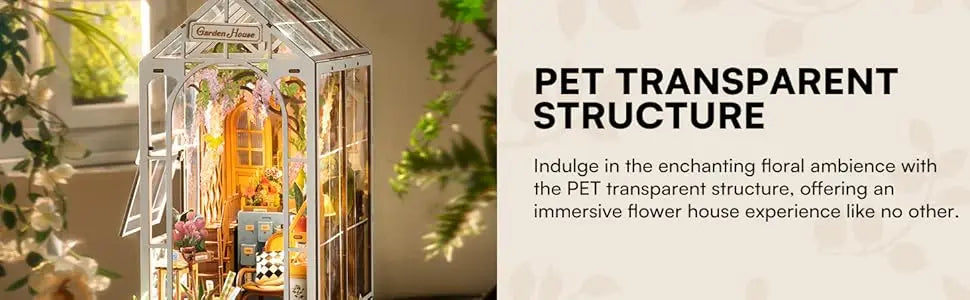 Robotime-Kit de construcción 3D de cobertizo de jardín para adultos, Kit de construcción de casa en miniatura con muebles y lámpara LED, rompecabezas