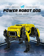 MOULD KING-Robot técnico motorizado de juguete modelo de perro grande de Boston Dynamics, AlphaDog, bloques de construcción 15066/15075
