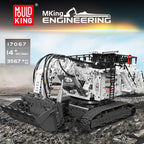 Mould King 17067, coches de juguete técnicos, excavadora RC 6060, bloques de construcción