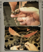 Rompecabezas 3D de ala de dragón, Kit de Metal, Kits de construcción de modelos Diy, montaje DIY, rompecabezas mecánicos Steampunk