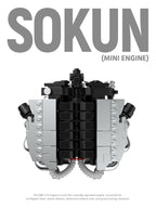 375 Piezas de Bloques de Construcción de Motor DB9V12 PB8869C, Superauto Técnico SOKUN