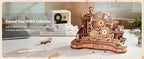 Robotime Rokr Pinball Modelo Gear Ball Challenge 3D Kits de modelos de rompecabezas de madera para construir DIY Juego de mesa Idea de regalo para hombres y mujeres -EGC
