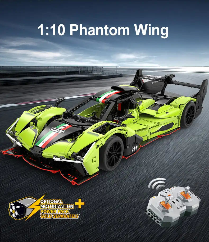 CaDA 1:10 Phantom Wing C63009W ciudad coche de carreras Hypercar