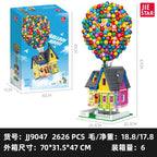 JIESTAR JJ9047 modelo de casa de globos adornos de escritorio Modular City Street View