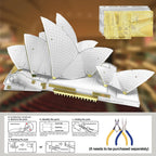 Piececool-Kits de modelos de Metal 3D, casa de la ópera de Sydney