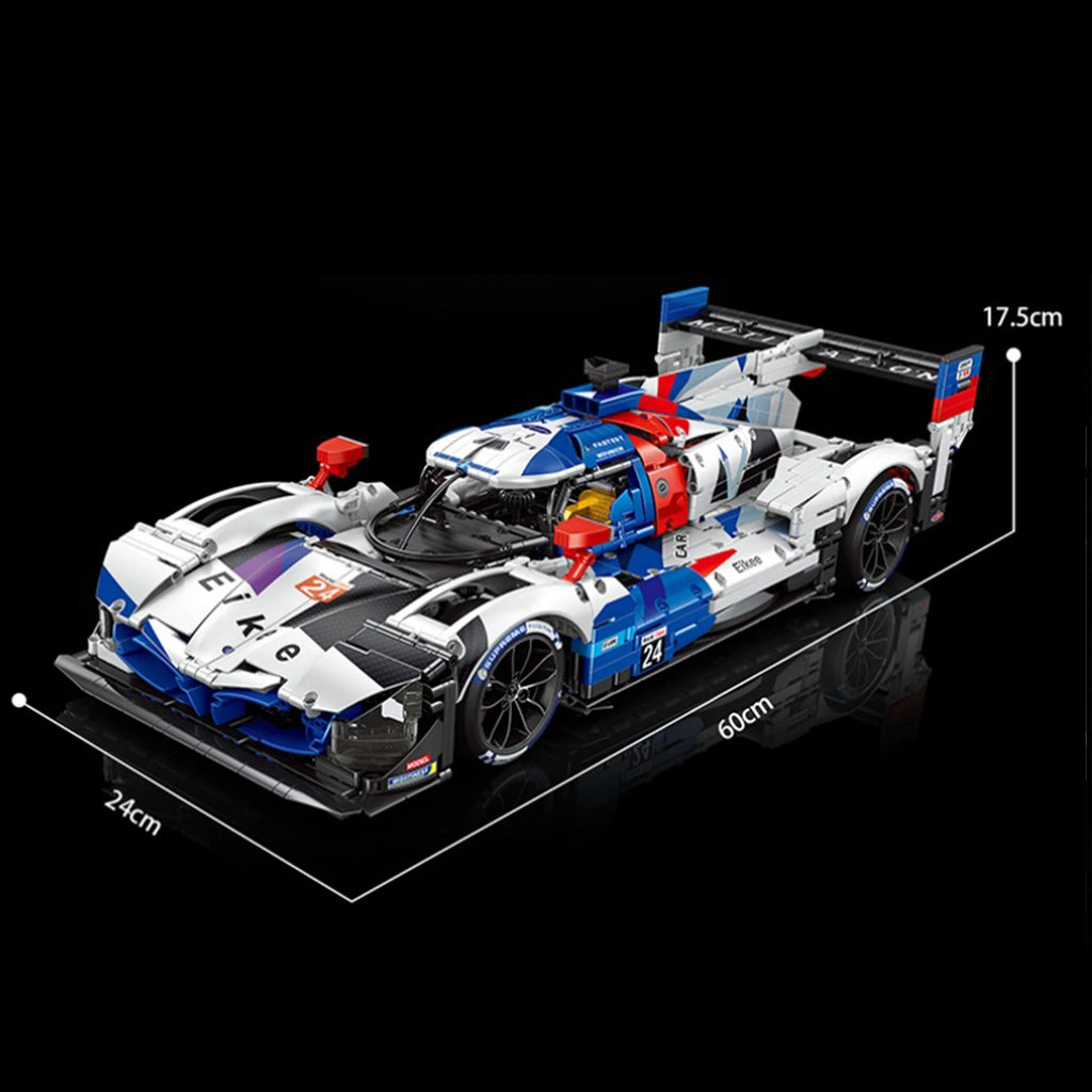 3507 Uds. Técnico 1:8 V8 bloques de construcción de automóviles de carreras MOC Y18082