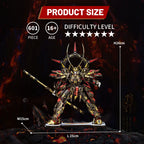 Piececool-Kits de modelos de Metal 3D, rompecabezas de Metal del Rey Mono, bricolaje