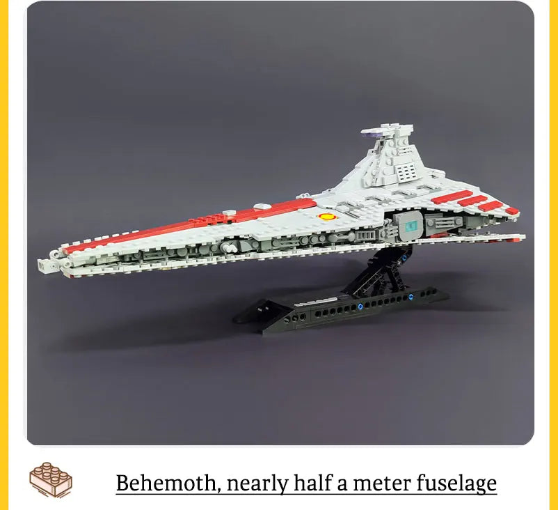 JIESTAR 67106 - Nave Espacial de Juguete, Bloques de Construcción Técnicos, Modelo de Nave de Ataque Venator de Alta Tecnología