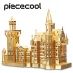 Piececool-rompecabezas de Metal 3D para adultos y adolescentes, modelo de Castillo