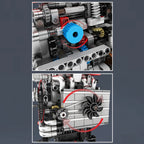 Mould King 10235 juguetes técnicos de motor de coche motorizado MMC L4
