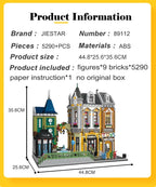 89112 Jiestar Creative Expert Moc Toys Store Afol Square City Street View