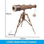 Robotime ROKR telescopio Monocular 3D juego de rompecabezas de madera juguetes de montaje para niños adolescentes adultos regalo de cumpleaños