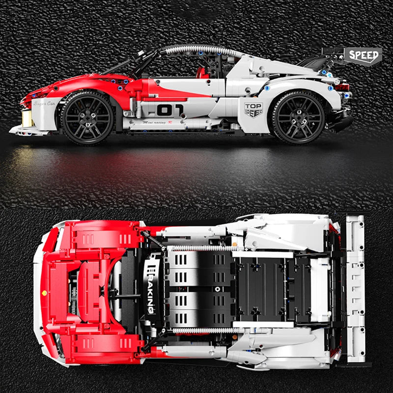 2459 Uds. Bloques de construcción de supercoche de coche deportivo