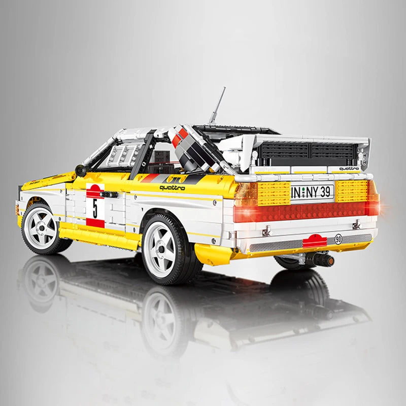 3887 Uds. Deporte Quattro S1 grupo B 1984 bloques de construcción velocidad técnica vehículo de carreras