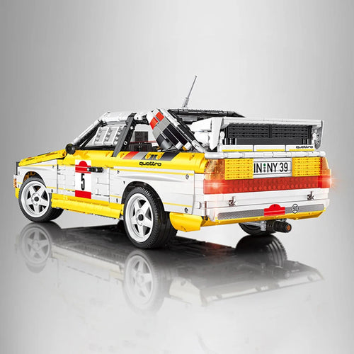 3887 Uds. Deporte Quattro S1 grupo B 1984 bloques de construcción velocidad técnica vehículo de carreras
