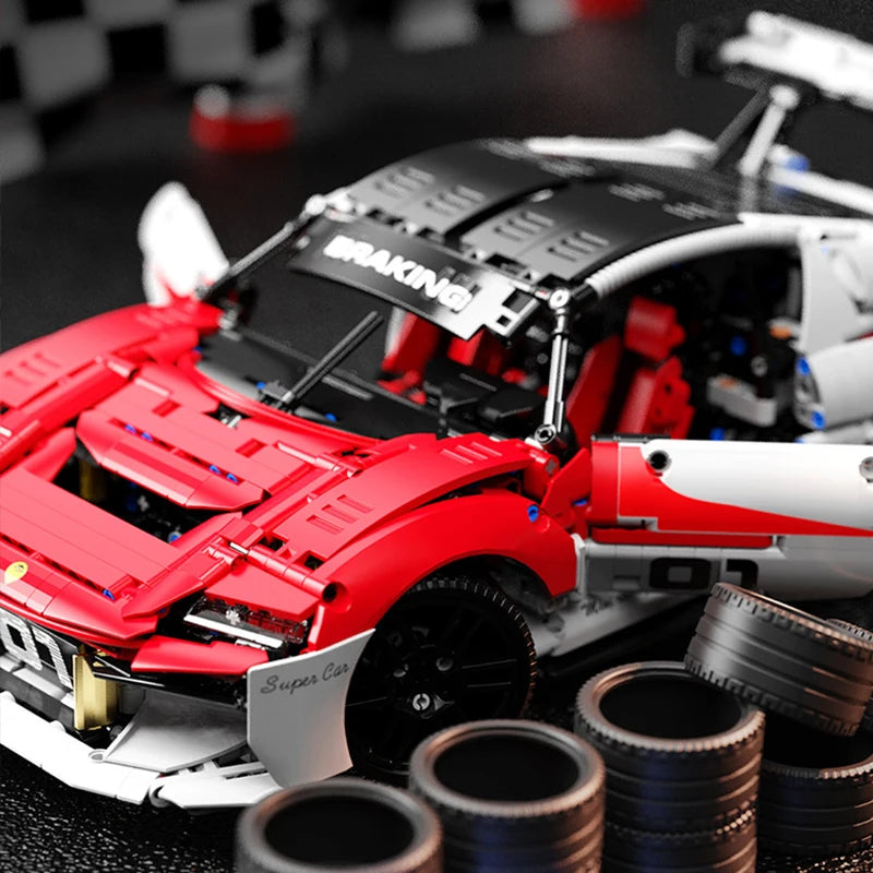2459 Uds. Bloques de construcción de supercoche de coche deportivo