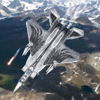Piececool-rompecabezas de Metal 3D  Kits de modelos de ensamblaje de combate de F-15