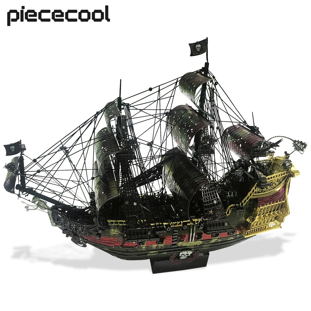 Piececool-rompecabezas de Metal 3D de la venganza de la Reina Ana, Kits de construcción de modelos
