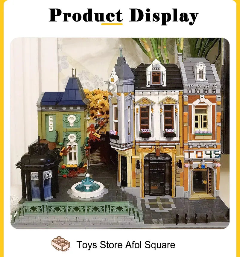 89112 Jiestar Creative Expert Moc Toys Store Afol Square City Street View
