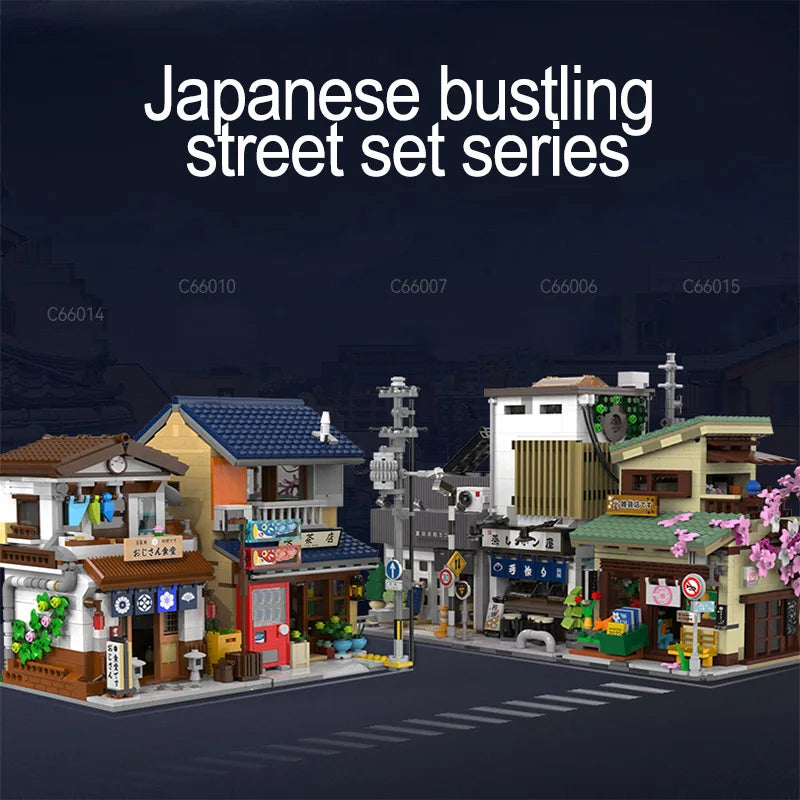 Cada LED ciudad estilo japonés casa